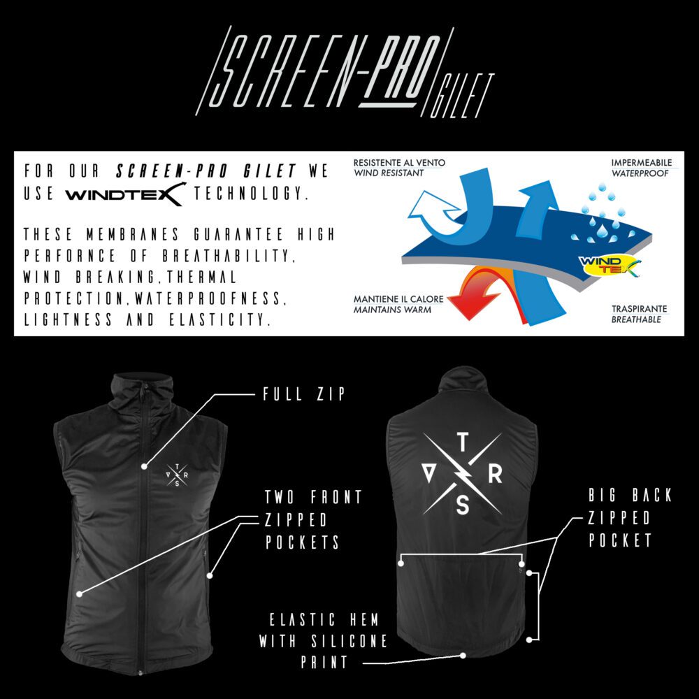 GILET SMANICATO VIRTUOUS LEGACY SCREEN PRO GILET - WINDTEX® - immagine 2