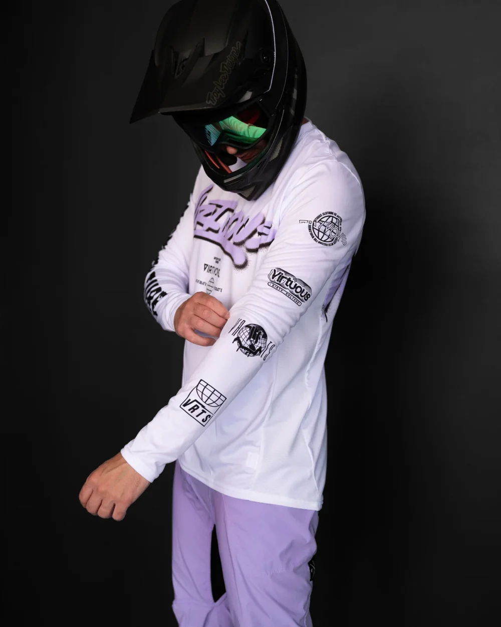 Maglie maniche lunghe  WALL WHITE JERSEY - immagine 3