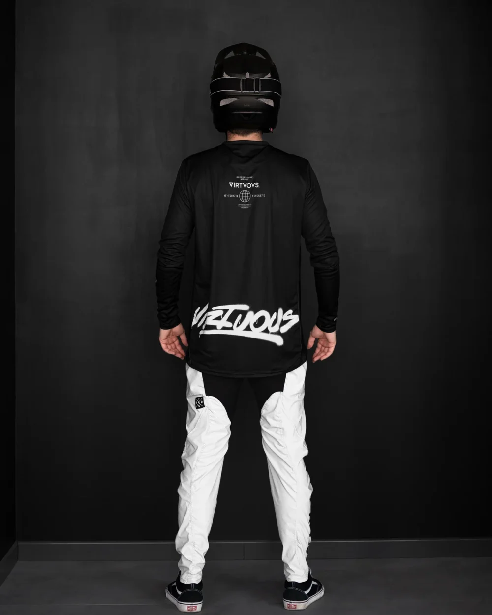 Maglia maniche lunghe  WALL BLACK JERSEY - immagine 3