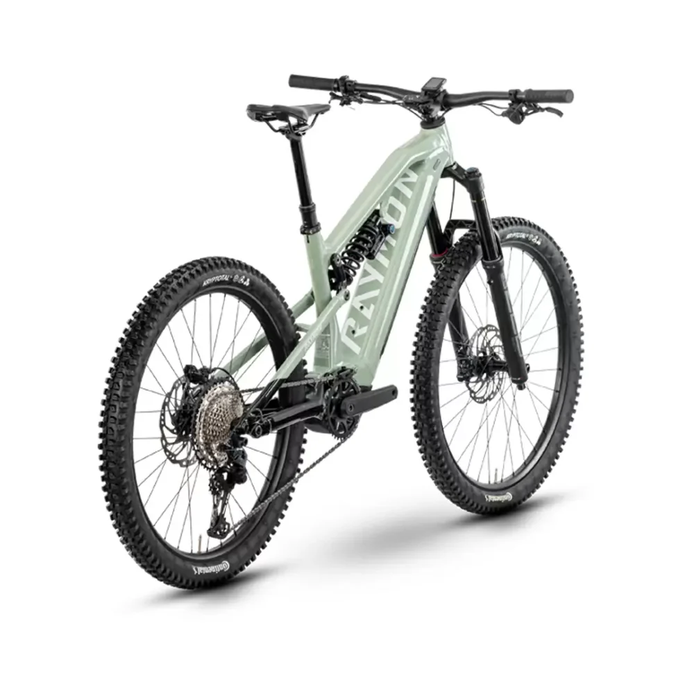 RAYMON  Trailray 180 Pro 29''/27,5'' 180mm 12v 800Wh Yamaha PW-XM Verde 2025 - immagine 2